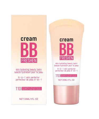 WJnflQN Skinrefining BB Cream 30 ml natural smoothing light BB cream cream effect moisturizing color moisture care for daily beauty makeup and face