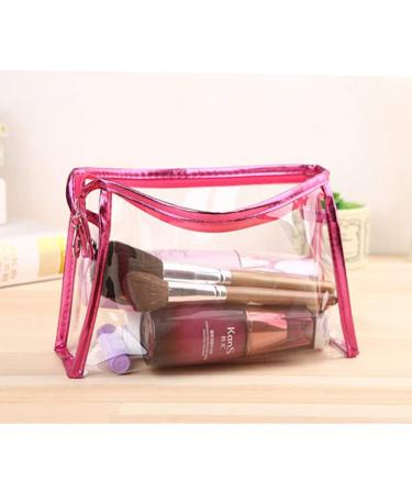 QKURT 5 Pack Waterproof Cosmetic Bags | Clear Makeup Pouch for Travel & Bathroom | Portable PVC Organizers - Buy Online on GoSupps.com