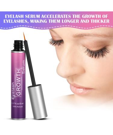 Lophe Eyelash Serum 5ml | Natural Lash & Brow Growth Serum | Hormone-Free Formula for Fuller & Longer Eyelashes & Eyebrows - Buy Online on GoSupps.com