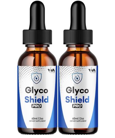 (2 Pack) Glyco Shield Pro Drops Healthy Vitamin Support Supplement - Advanced Formula GlycoShieldPro 24 Hour Liquid GlycoShield Pro Drops Energy and Extra Strength Reviews 2 Month Supply