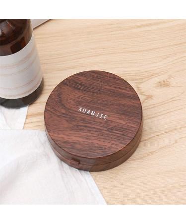 Heallily Wooden Lens Case Travel Kit - Contact Lens Holder & Soaking Storage Container - Buy Online on GoSupps.com