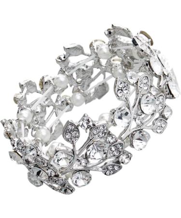 Magiclulu 2nd Hand Jewelry Tennis Bracelet - Women's Anniversary Gifts | Pearl & Crystal Bracelets - Buy Online on GoSupps.com