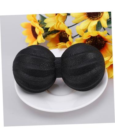 CLISPEED Peanut Massage Ball - Deep Tissue Shoulder Roller & Yoga Roller - Medium Black for Optimal Relief - Buy Online on GoSupps.com