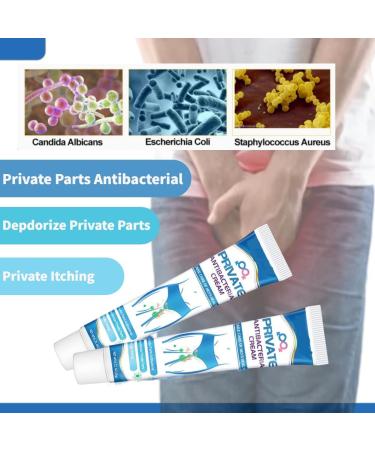 Private Antibacterial & Antifungal Itch Relief Cream for Men - Soothes Irritation, Redness & Soreness - 20g (3Pcs) - Buy Online on GoSupps.com