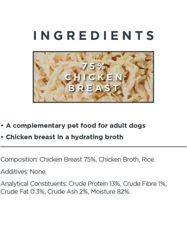 Encore 100% Natural Wet Dog Food - High-Quality Chicken Breast Fillet in Broth - Pack of 12 Cans (156g Each) | Premium International Shipping - Buy Online on GoSupps.com