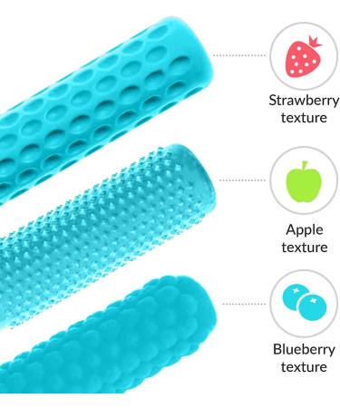 FLUXY Blue Oral Motor Tool Therapy - 3 Textures Sensory Aid - Buy Online on GoSupps.com