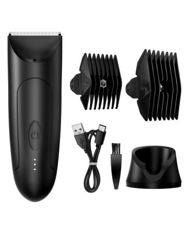 Hair Clippers for Men Men's Electric Hair Removal Trimmer Waterproof Shaver Razor Body Grooming Clipper Rechargeable Epilator for Bikini Groin