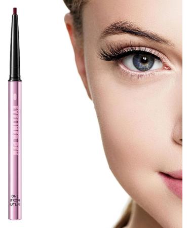 Waterproof Eyeliner Matte Smudgeproof Eyeliner for Women - Long-Lasting Colored Soft Flexible Tip Pencil Eyeliner for Bold Natural Looks Women Men Claret - Buy Online on GoSupps.com
