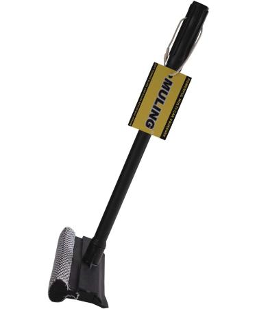 Multi-Use Window Squeegee Cleaner with Sponge and Rubber Blade - Black - Buy Online on GoSupps.com