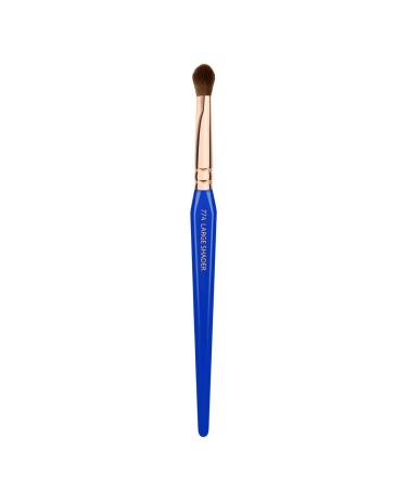 Bdellium Tools Professional Makeup Brush - Golden Triangle 774 Large Shader - With All Vegan and Soft Synthetic Fibers For Applying & Blending Eyeshadow (Blue 1pc)