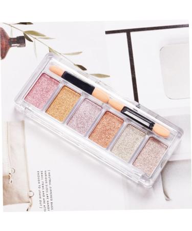 Nail Mirror Powder 6 Colours Manicure Chrome Glitter Pigment with Eyeshadow Sticks Golden nail chrome powder PINK - Buy Online on GoSupps.com