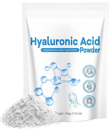  Generisch Hyaluronic Acid Powder Hyaluronic Acid Gel for Skin Care Face Serum Water Soluble Hydration to Moisturize Skin Deep Hydration Hydration Support - Buy Online on GoSupps.com