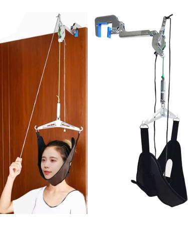 MagiDeal Over the Door Cervical Traction Device Hammock | Adjustable Neck Traction for Pain Relief - International Shipping Available - Buy Online on GoSupps.com