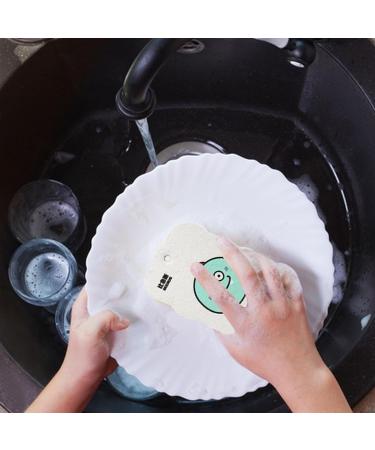 Kitchen Sponges Pack Non-Scratch Odor-Resistant Natural Cleaning Sponges Kitchen Sponge Dishwashing Sponge for Household 2 Count The - Buy Online on GoSupps.com