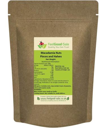 500g New Season Macadamia Halves Non GMO No Irradiation - Buy Online on GoSupps.com