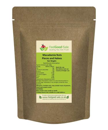 1kg Macadamia Nuts Pieces & Halves (Non GMO - No Irradiation) - Buy Online on GoSupps.com