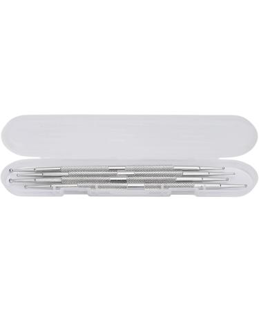 Nail Art Rhinestone Drill Pen Ergonomic Silver Double Headed Nail Point Drill Pen Comfortable Grip Proof 8pcs Stainless Steel for DIY Nails - Buy Online on GoSupps.com