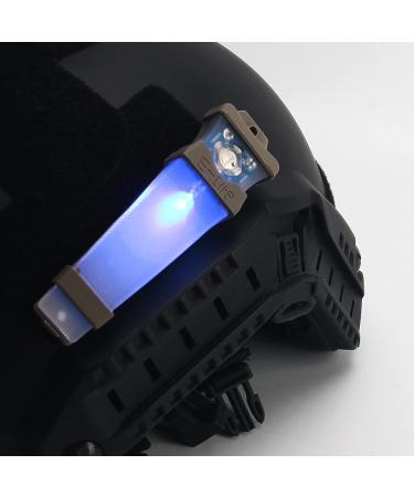 Element Airsoft E-Lite Safety Helmet | Waterproof IPX8 Strobe Lamp for Outdoor Airsoft Hunting & Camping - Buy Online on GoSupps.com