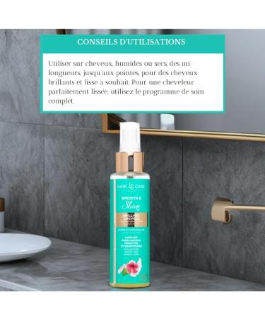 LAURA SIM'S - Hibiscus Flower Hair Gloss Serum - Leave-in - Ultra Shiny - Non-greasy Texture - Hair Care with Soft Silky Smooth Finish - Hydrates and Nourishes - Natural Highlights - 100 ml - Buy Online on GoSupps.com