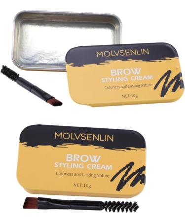 Healvian 2 Pcs Eyebrow Styling Cream Eyebrow Wax Stick Eyebrow Wax Pen Clear Brow Wax Brow Taming Wax - Buy Online on GoSupps.com