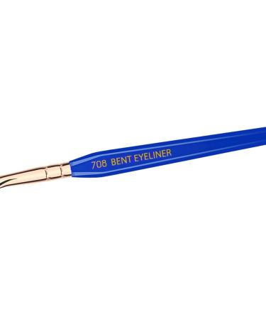 Bdellium Tools Golden Triangle 708 Bent Eyeliner Brush - Vegan Soft Synthetic Fibers for Smooth Application - International Shipping Available - Buy Online on GoSupps.com