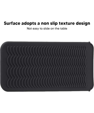 Silicone Pouch Heat Resistant Storage Bag for Curling Irons Traveling Durable Holder (Black) - Buy Online on GoSupps.com