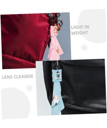 4pcs Keychain Glasses Cleaner Wipes - Lens Cleaning Cloths for Eyeglasses & Electronics | Assorted Colors - Buy Online on GoSupps.com