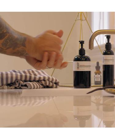 Beast Blue Hand Wash with Natural Lava Rock & Green Tea - 16 oz - Buy Online on GoSupps.com