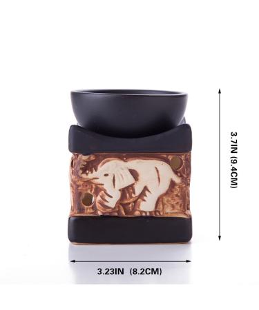 Feng Shui Zen Ceramic Essential Oil Burner Diffuser | Tea Light Holder for Home Decor & Aromatherapy - OLBA095 - Buy Online on GoSupps.com