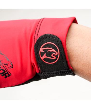 Critical Predator Billiard Glove - Non-Slip Lycra Fabric, Red - Buy Online on GoSupps.com