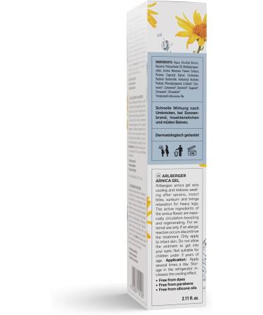 Arlberger Arnika Gelee 60ml | Cooling Decongestant Gel for Sunburn Insect Bites & Sprains | All Skin Types | Shop Internationally - Buy Online on GoSupps.com