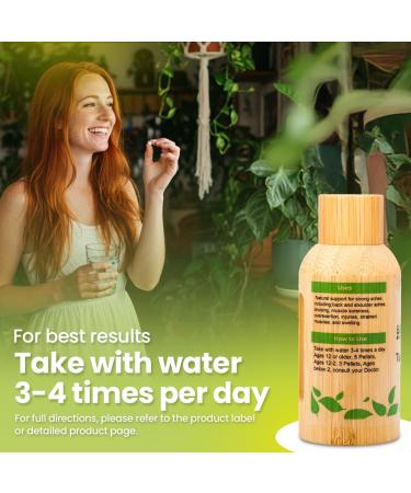 Bestmade Natural Products Turbo Arnica 200C - Comprehensive Arnica Pellets for Muscle Recovery Soreness Relief and Holistic Wellness Support 350 Pellets - Buy Online on GoSupps.com