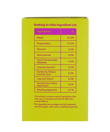 Good Molecules Discoloration Correcting Serum 30ml - Tranexamic Acid & Niacinamide for Dark Spots, Acne Scars, Sun Damage - Vegan, Fragrance-Free, pH 5.5 - 1 Fl Oz - Buy Online on GoSupps.com