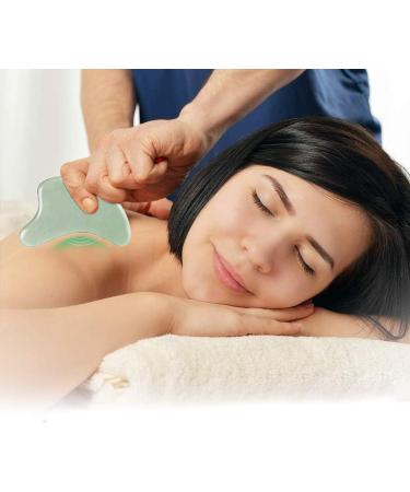 Masajeador Facial de Jade Gua Sha | Herramientas de Masaje para Reducir Arrugas y Reafirmar la Piel - Buy Online on GoSupps.com
