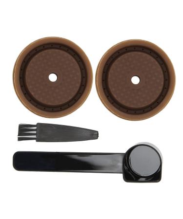 Fockety Food Grade Silica Gel Reusable Coffee Capsule Lid Durable Lid for Plus GCA1 Compatibility with Different Pod Sizes