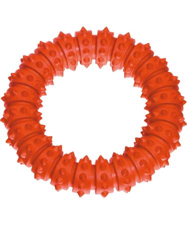 Karlie Boomer Rubber Aqua Ring Large Orange Orange Large