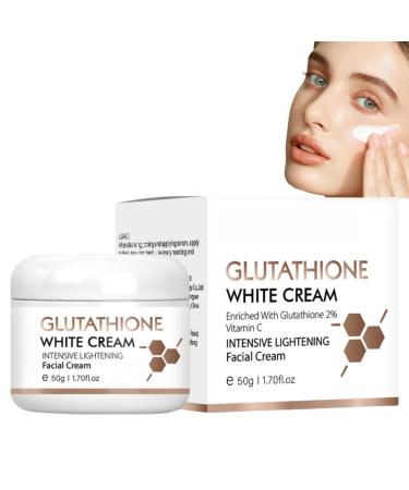 Glutathione Skin-Lightening-Cream Glutathione Whitening-Cream Face Moisturiser Cream Moisturising Anti Aging Face Cream Skin Tone Correcting 50g
