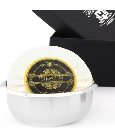Haryali London 5-Part Men's Shaving Set - Includes Razor Blades Hair Brush Bowl Soap & Stand - Perfect Grooming Gift for Men - Buy Online on GoSupps.com