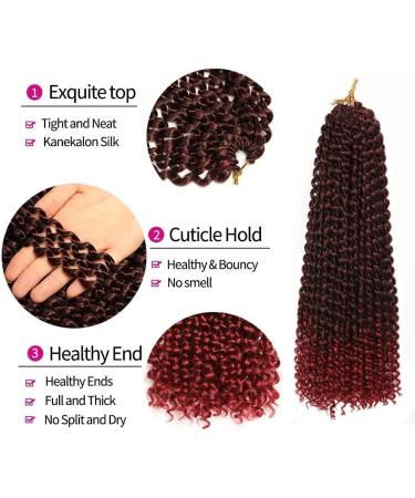 Passion Twist Hair - 6 Packs 18 Inch Faux Locs Crochet Extensions | Yddm Synthetic Hair - T1B-Bug Economy Pack - Buy Online on GoSupps.com