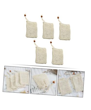 FRCOLOR 20 Pcs Sisal Soap Bags - Exfoliating Natural Soap Saver Pouches for Bathing | Eco-Friendly Soap Holder & Mesh Cleansing Net - Buy Online on GoSupps.com