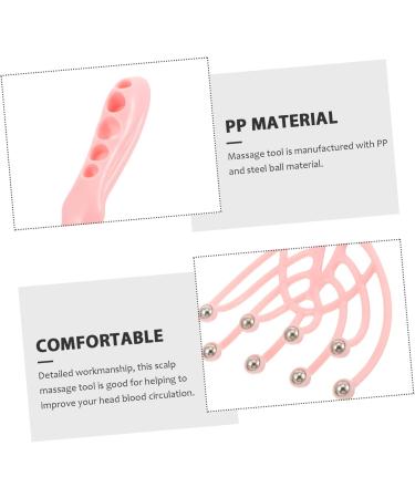 Frcolor Head Massage Device - Multi-Purpose Scalp Washer & Shampoo Massage Brush - Pink - Ultimate Hair & Scalp Spa Experience - Buy Online on GoSupps.com