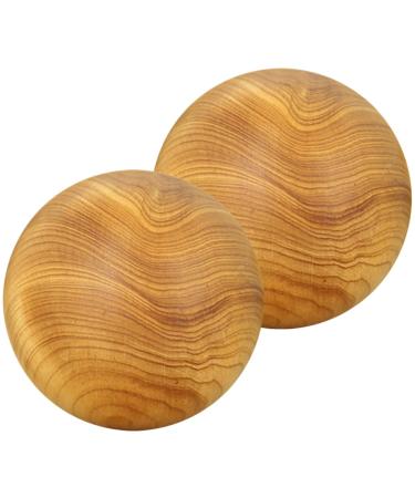 Healeeved 2st massage balls Massage balls made of wood roller balls Massage foot massager out of wood Small baoding balls Asian meditation balls thumb hand trainer old thuja face boccia
