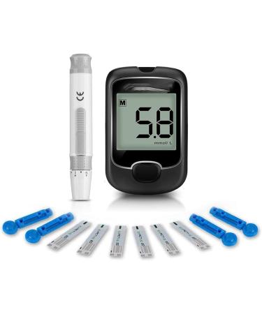 JINSP Blood Glucose Tester Kit +100 Test Strips - Accurate Household Diabetes Measurement Instrument - Buy Online on GoSupps.com