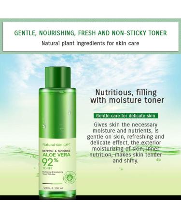 BIOAQUA 92% Aloe Vera Refresh Moisturizing Toner 120ml | Natural Plant Skin Care - Buy Online on GoSupps.com