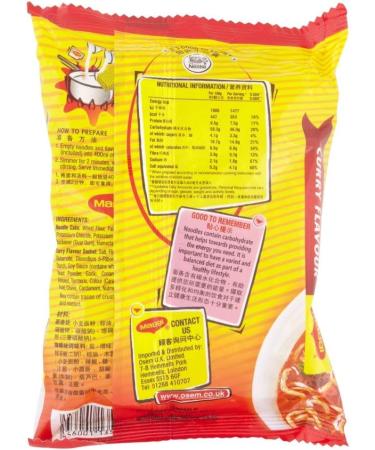  Maggi Maggi Instant Noodles Curry Flavour - 79G - Buy Online on GoSupps.com