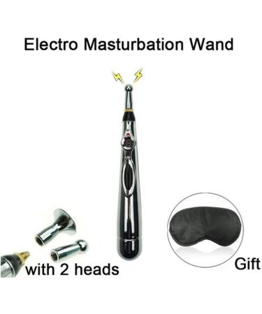 Electronic Acupuncture Pen | Electric Body Massager with 3 Heads & 9 Vibration Modes - International Shipping Available - Buy Online on GoSupps.com