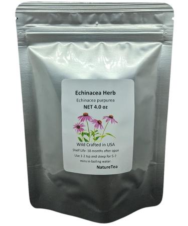 Echinacea Herb - Echinacea purpurea Loose Leaf C/S 100% from Nature (4 oz) 4 Ounce (Pack of 1)