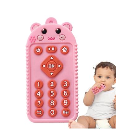 Remote Control Silicone Bite Ring Toy - Sensory Chewable Bear Learning Toy for Kids - Buy Online on GoSupps.com