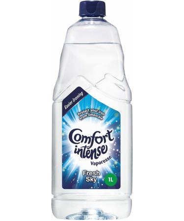 Comfort Ironing Water Fresh Sky Intense Vaporesse Deionised Water Gives Your Laundry a Clean Fresh and Uplifting Fragrance Prevents Limscale for Easy Ironing 1 Litre (Buy 2) 1 l (Pack of 1) - Buy Online on GoSupps.com