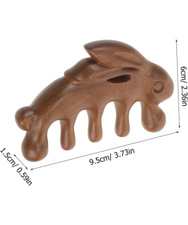 Hoement Wooden Massage Comb - Practical Body Acupuncture & Thai Massager Tool for Relaxation - Buy Online on GoSupps.com